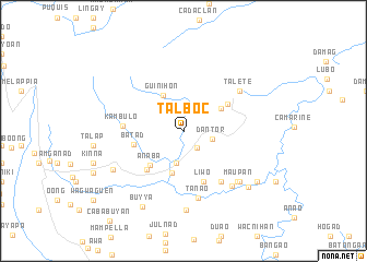 map of Talboc