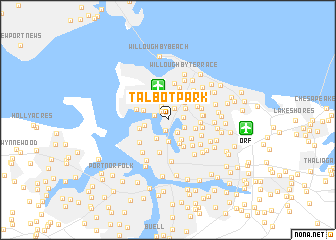 map of Talbot Park