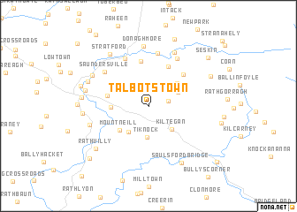 map of Talbotstown