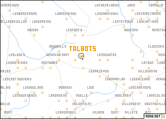 map of Talbots