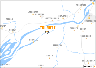 map of Talbott