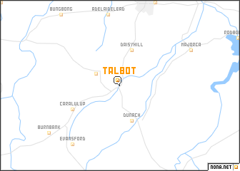 map of Talbot
