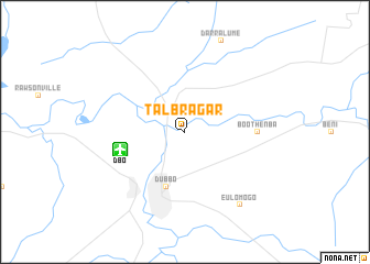 map of Talbragar
