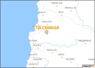 map of Talcamávida