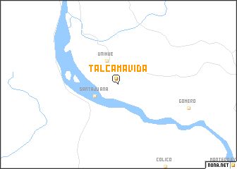 map of Talcamávida