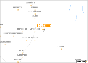 map of Talchac