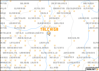 map of Talchiga