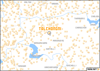 map of Talchŏng-ni