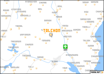 map of Talch\