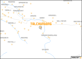map of Talch\