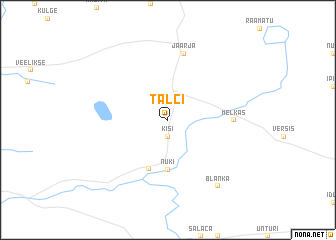 map of Talči