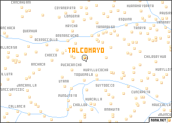 map of Talcomayo