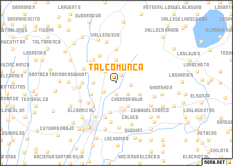 map of Talcomunca