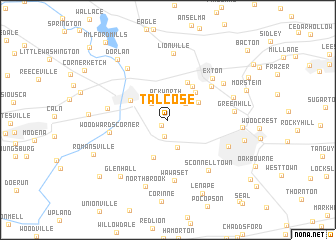 map of Talcose