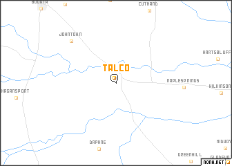 map of Talco