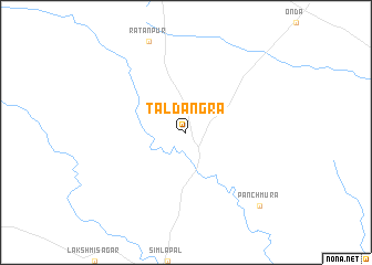 map of Tāldāngra