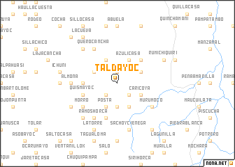 map of Taldayoc