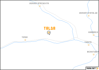 map of Talda