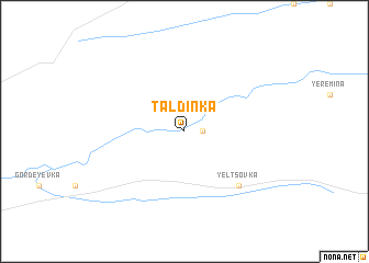 map of Taldinka
