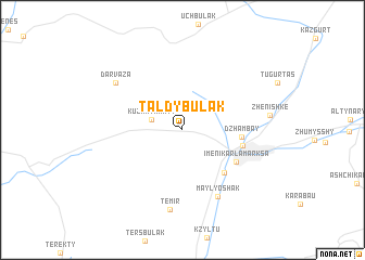 map of Taldybulak