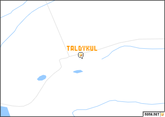 map of Taldy-Kulʼ
