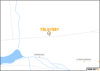 map of Taldysay