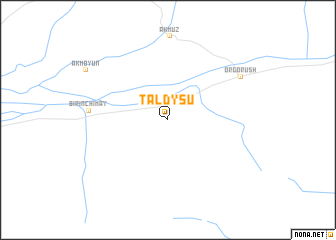 map of Taldysu