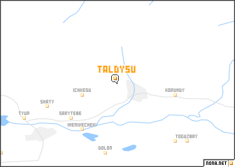 map of Taldy-Su