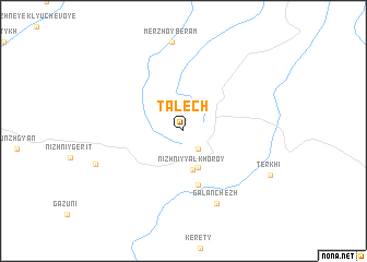 map of Talech