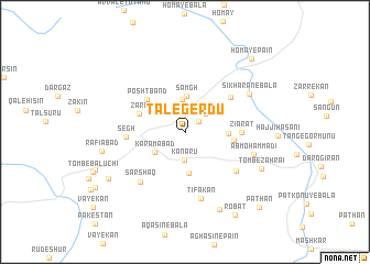 map of Tal-e Gerdū