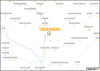 map of Taleh Gerd