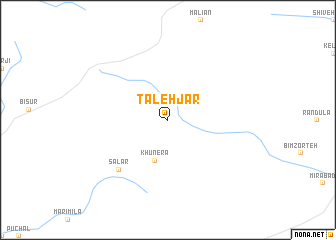 map of Tālehjār