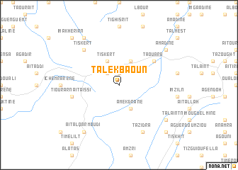 map of Talekbaoun