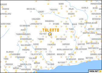 map of Talento
