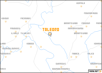 map of Taléoro