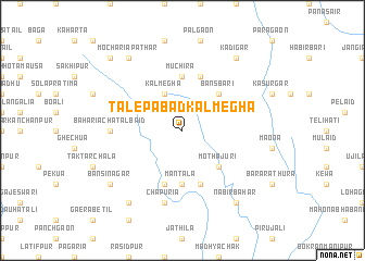 map of Tālepābād Kālmegha