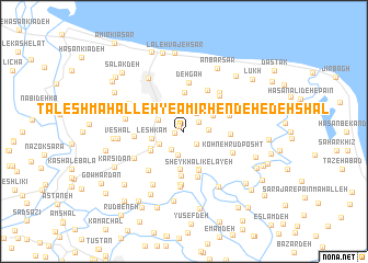 map of Ţālesh Maḩalleh-ye Amīr Hendeh-e Dehshāl