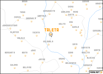 map of Taleta