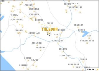 map of Tālevār