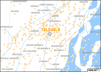 map of Talewāla