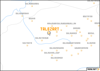 map of Talezart