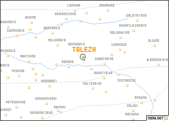 map of Talëzh
