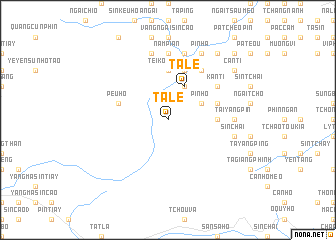 map of Ta Lê