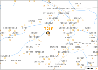 map of Ţāle‘