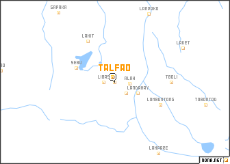 map of Talfao