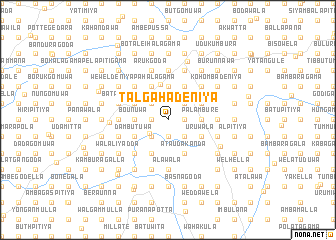 map of Talgahadeniya