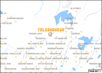 map of Talgahawewa