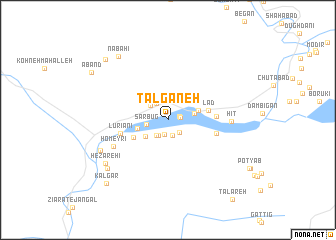 map of Talgāneh