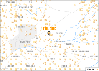 map of Talgar