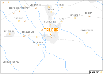 map of Talgar